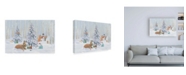 Trademark Global Emily Adams Christmas Critters Bright I Canvas Art - 36.5" x 48"